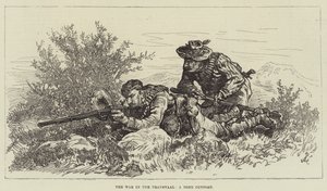 La guerre au Transvaal, un avant-poste boer - Johann Nepomuk Schonberg